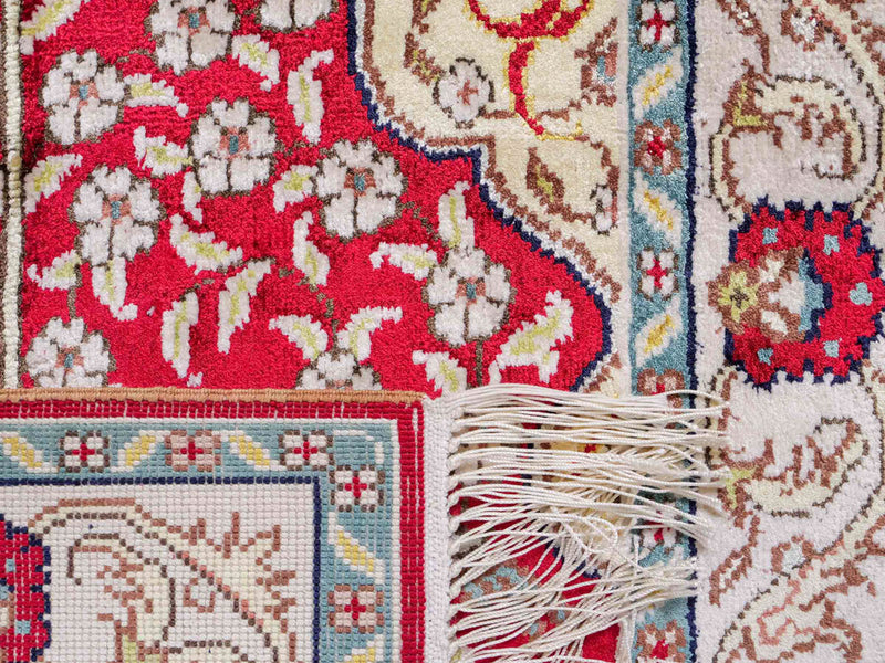 China Seide Rug 87x58cm - Oriental Rug
