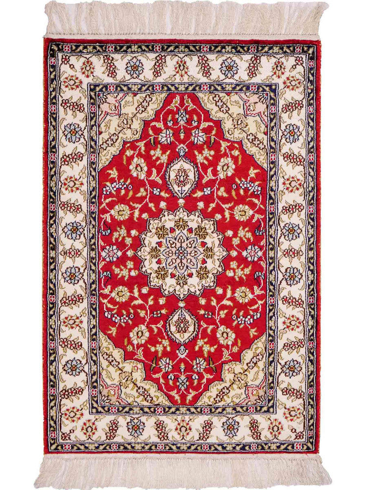 Chinese Silk Rug 92x60cm - Oriental Rug