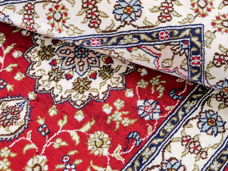 Chinese Silk Rug 92x60cm - Oriental Rug