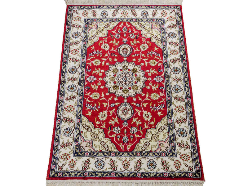Chinese Silk Rug 92x60cm - Oriental Rug