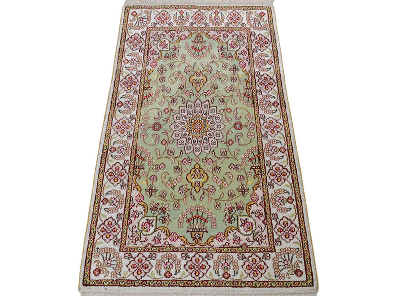 Chinese Silk Rug 93x63cm - Oriental Rug