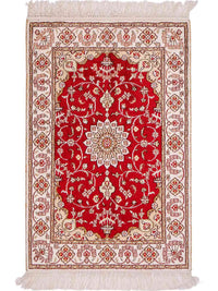 Chinese Silk Rug 89x62cm - Oriental Rug – product image
