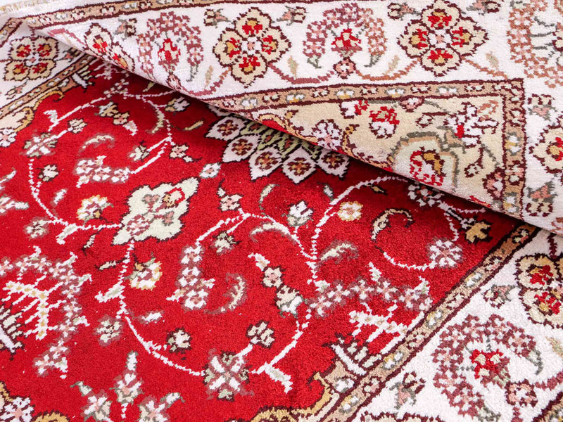 Chinese Silk Rug 89x62cm - Oriental Rug