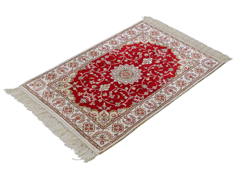 Chinese Silk Rug 89x62cm - Oriental Rug