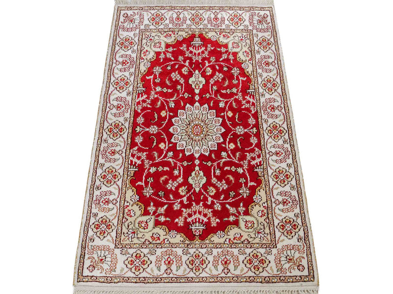 Chinese Silk Rug 89x62cm - Oriental Rug