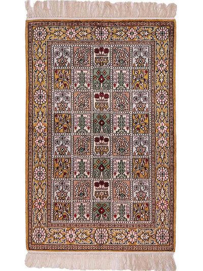 Chinese Silk Rug 62x92cm - Oriental Rug