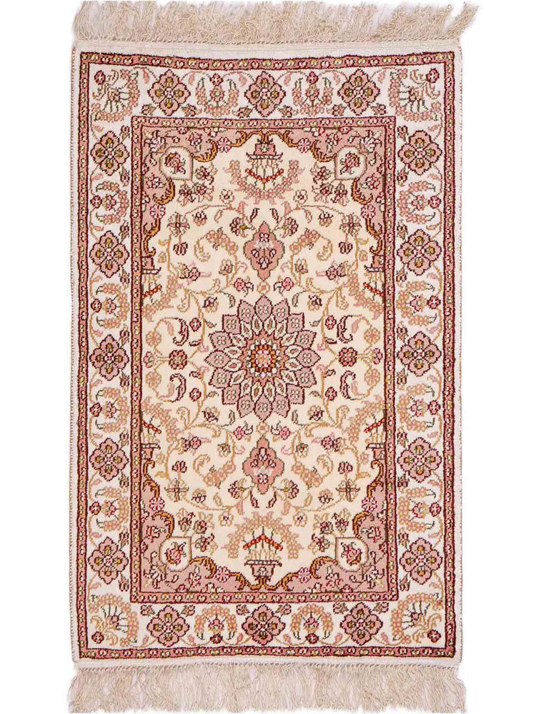 Chinese Silk Rug 88x59cm - Oriental Rug