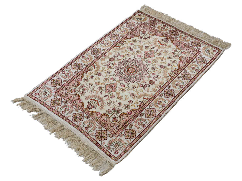 Chinese Silk Rug 88x59cm - Oriental Rug