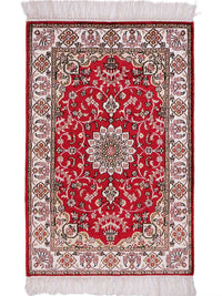 Chinese Silk Rug 91x62cm - Oriental Rug – product image