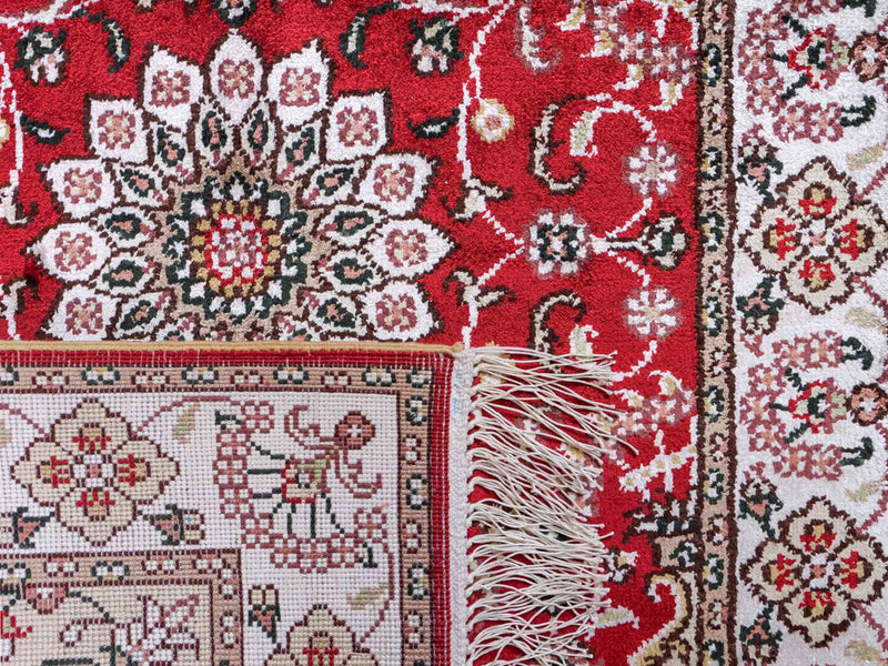 Chinese Silk Rug 91x62cm - Oriental Rug
