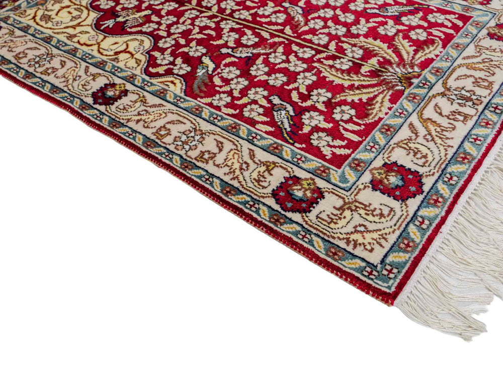 Chinese Silk Rug 89x58cm - Oriental Rug