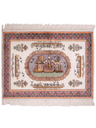 Chinese Silk Rug 91x123cm - Oriental Rug