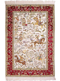 Chinese Silk Rug 180x123cm - Oriental Rug – product image