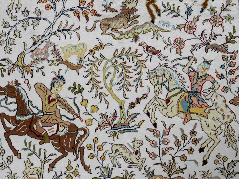 Chinese Silk Rug 180x123cm - Oriental Rug