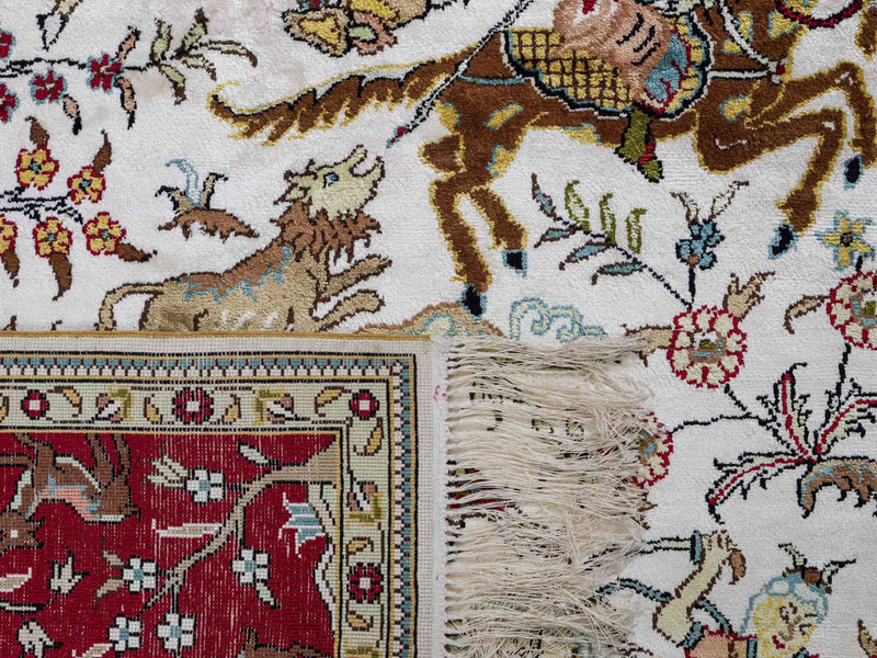 Chinese Silk Rug 180x123cm - Oriental Rug