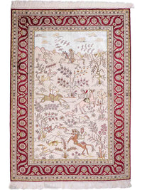 Chinese Silk Rug 183x125cm - Oriental Rug – product image