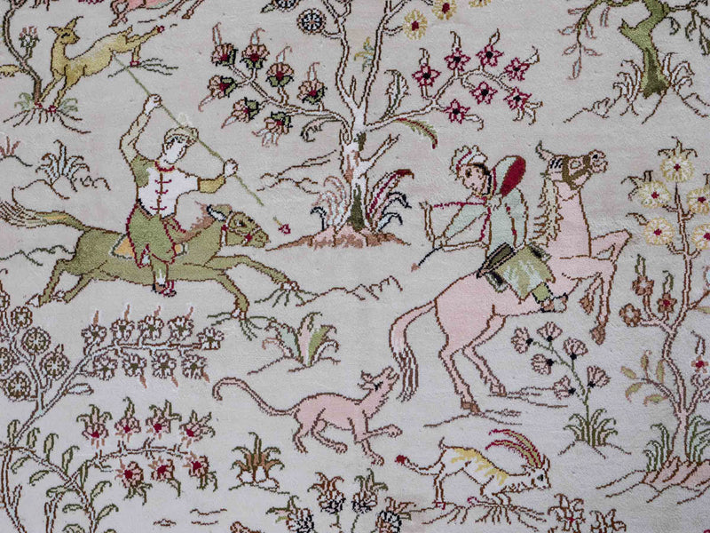 Chinese Silk Rug 183x125cm - Oriental Rug