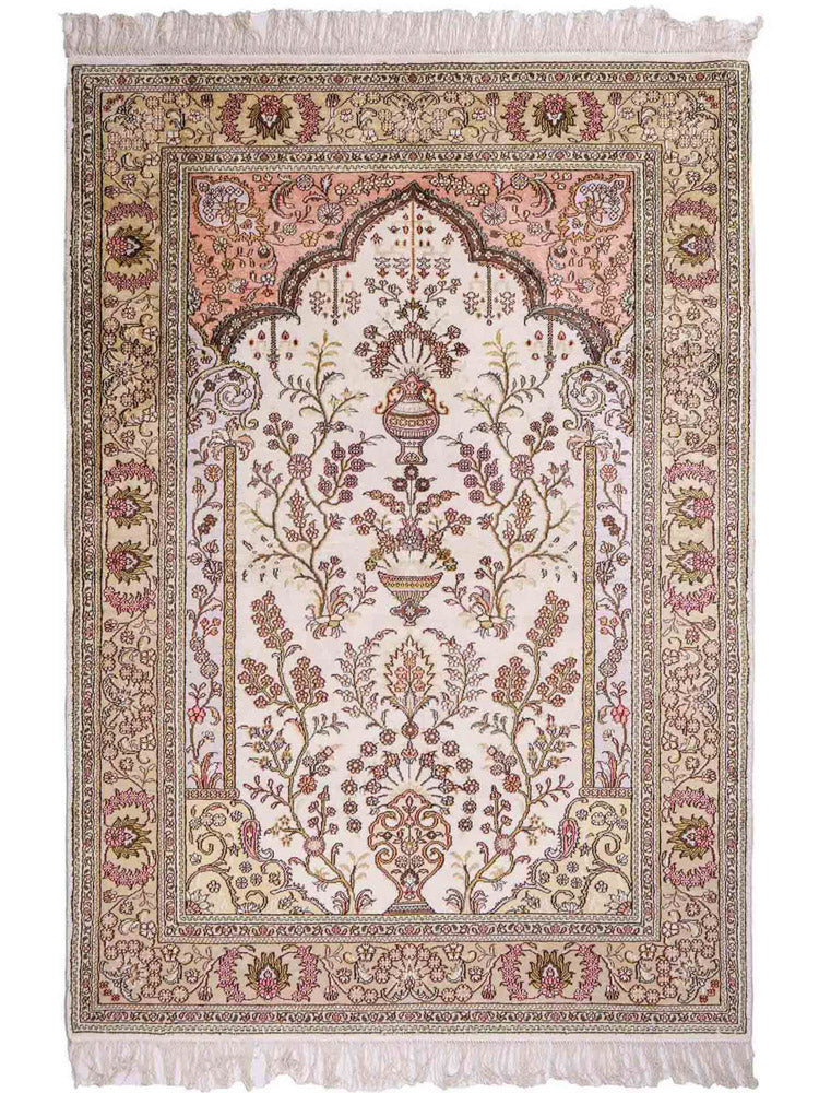 Chinese Silk Rug 179x124cm - Oriental Rug