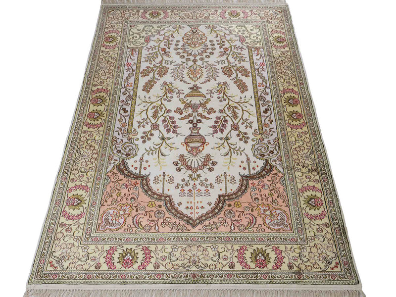 Chinese Silk Rug 179x124cm - Oriental Rug