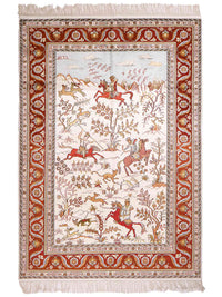 Chinese Silk Rug 184x125cm - Oriental Rug – product image