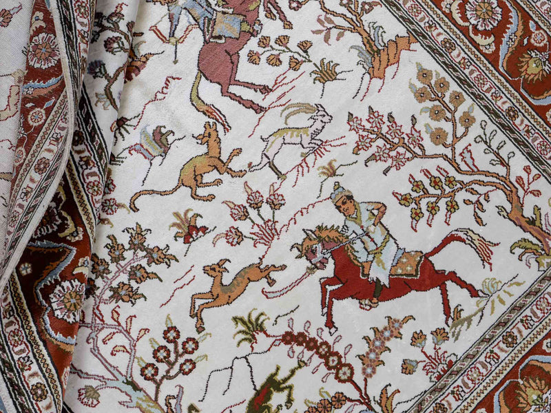 Chinese Silk Rug 184x125cm - Oriental Rug