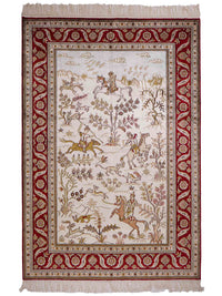 Chinese Silk Rug 183x126cm - Oriental Rug – product image