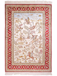 Chinese Silk Rug 176x124cm - Oriental Rug – product image