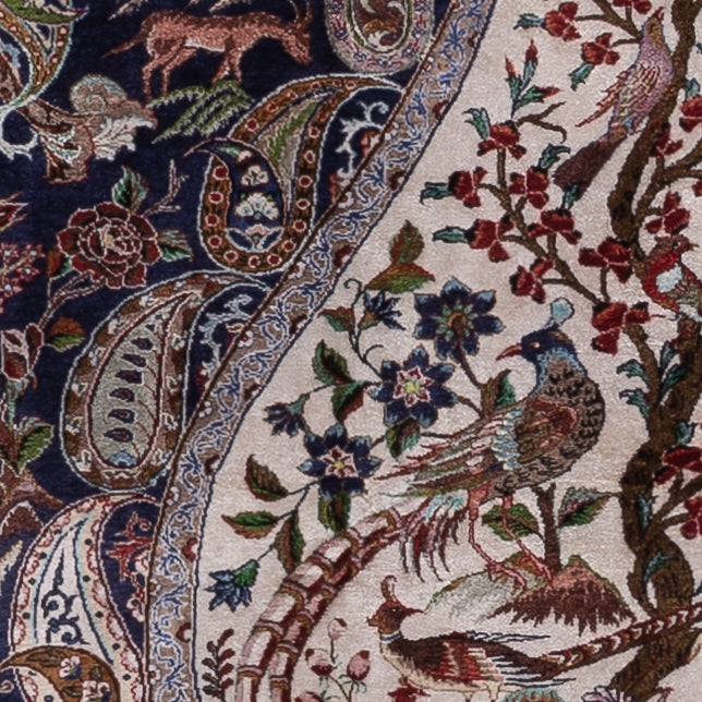 Qom Rug 140x195cm - Persian Rugs