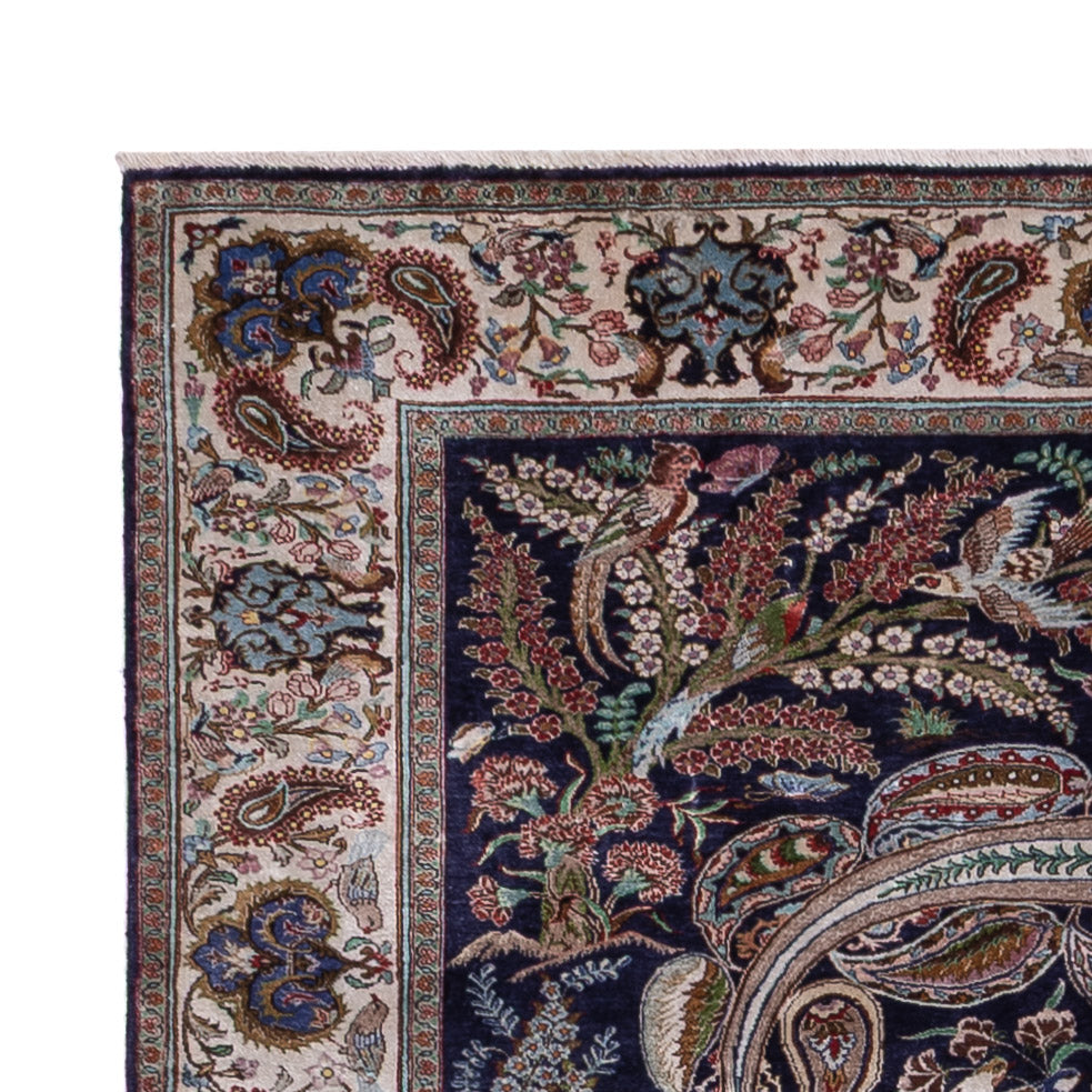Qom Rug 140x195cm - Persian Rugs