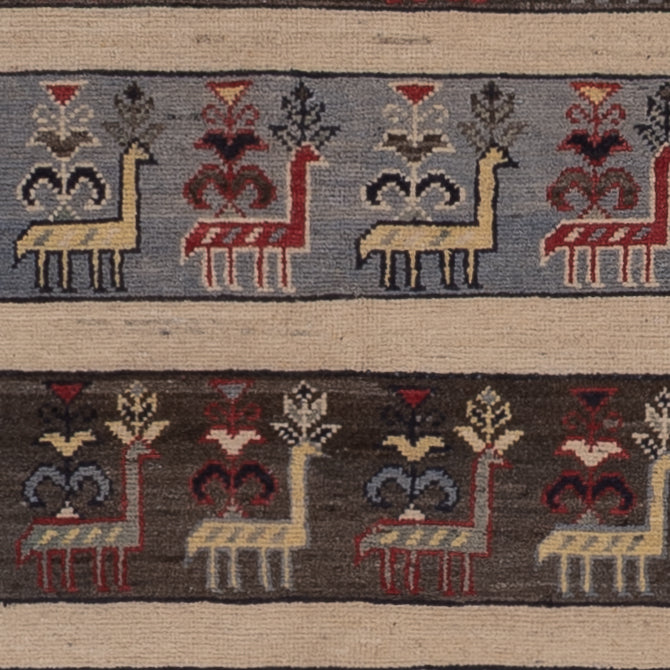 Ziegler Teppich - 195 x 145 cm - dunkelbeige