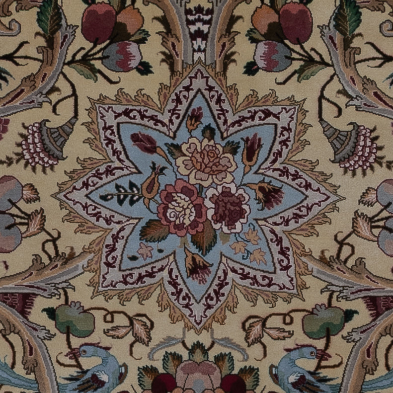 Tabriz - 50 Raj Rug 200x200cm - Persian Rugs