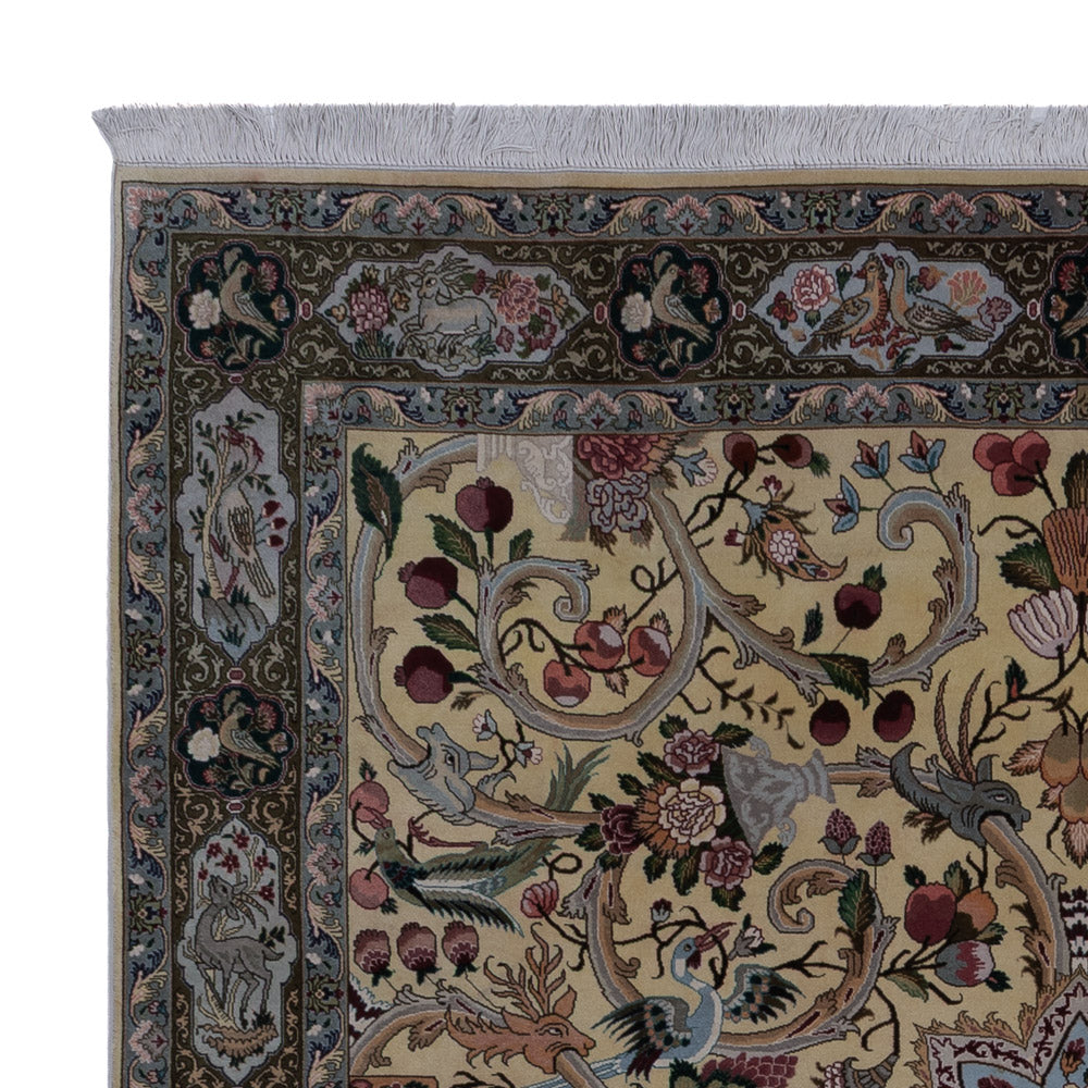 Tabriz - 50 Raj Rug 200x200cm - Persian Rugs