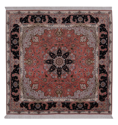 Perser Rug - Tabriz - Royal square  - 199 x 198 cm - salmon