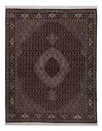 Perserteppich - Täbriz - Royal - 197 x 152 cm - dunkelbeige