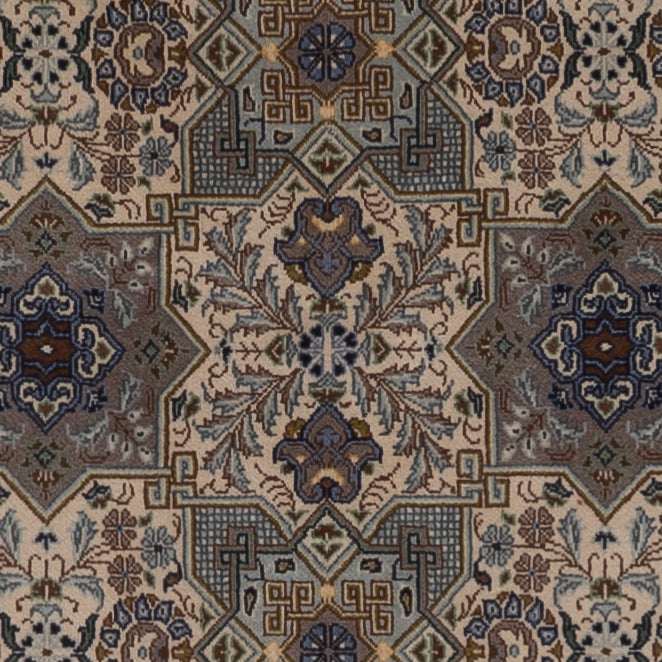 Perserteppich - Keshan - 199 x 137 cm - dunkelbeige