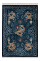 Chinese Silk Rug 187x123cm - Oriental Rug