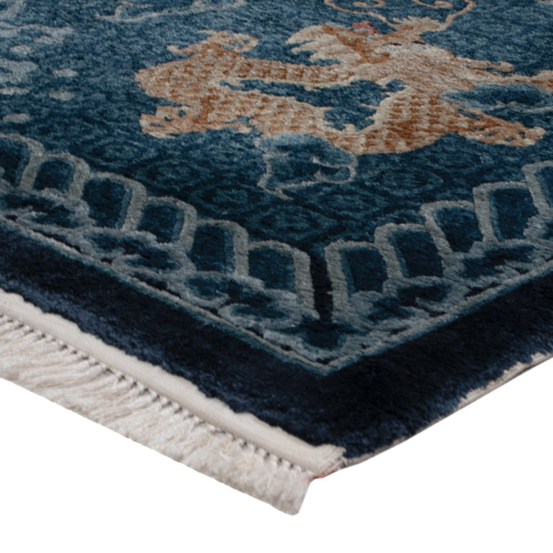 Chinese Silk Rug 187x123cm - Oriental Rug