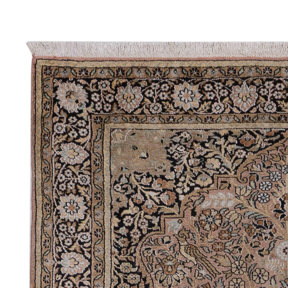 Kashmir Silk Rug 188x126cm - Oriental Rug