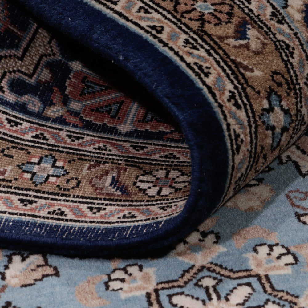 Perserteppich - Ghom - 209 x 140 cm - blau