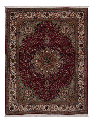 Perser Rug - Tabriz - 195 x 147 cm - wine red