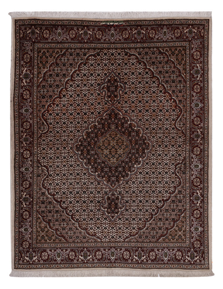 Perser Rug - Tabriz - 203 x 155 cm - dark beige