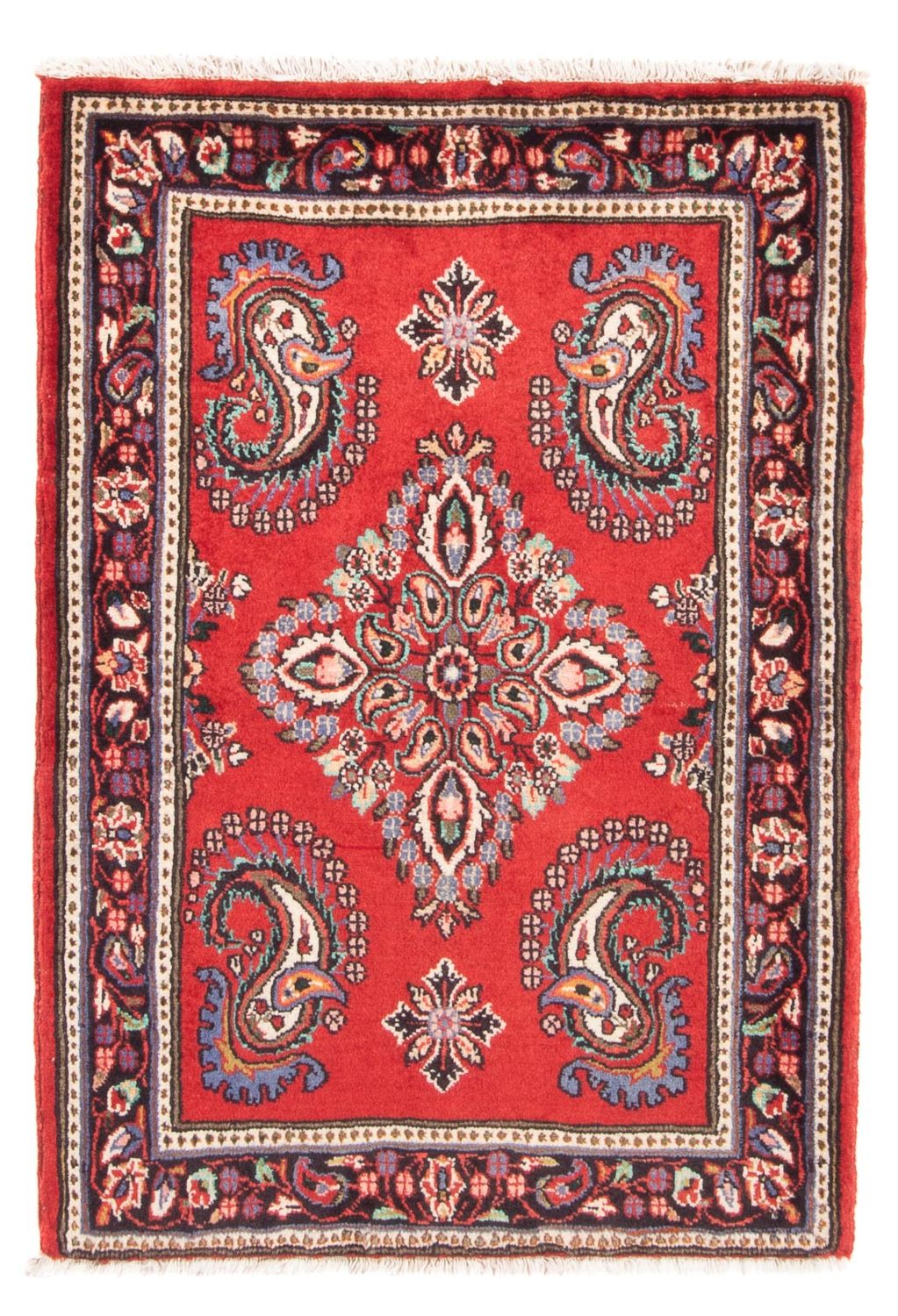 Perser Rug - Classic - 100 x 70 cm - red