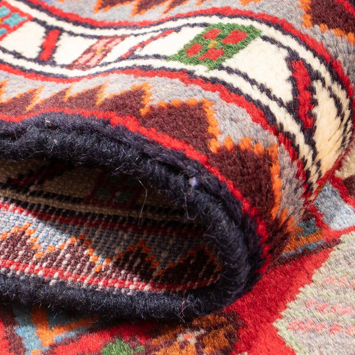 Perser Rug - Nomadic - 98 x 64 cm - red