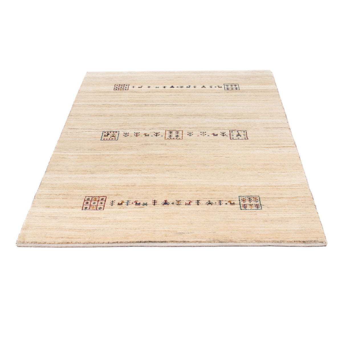 Gabbeh Rug - Loribaft Perser - 159 x 100 cm - beige