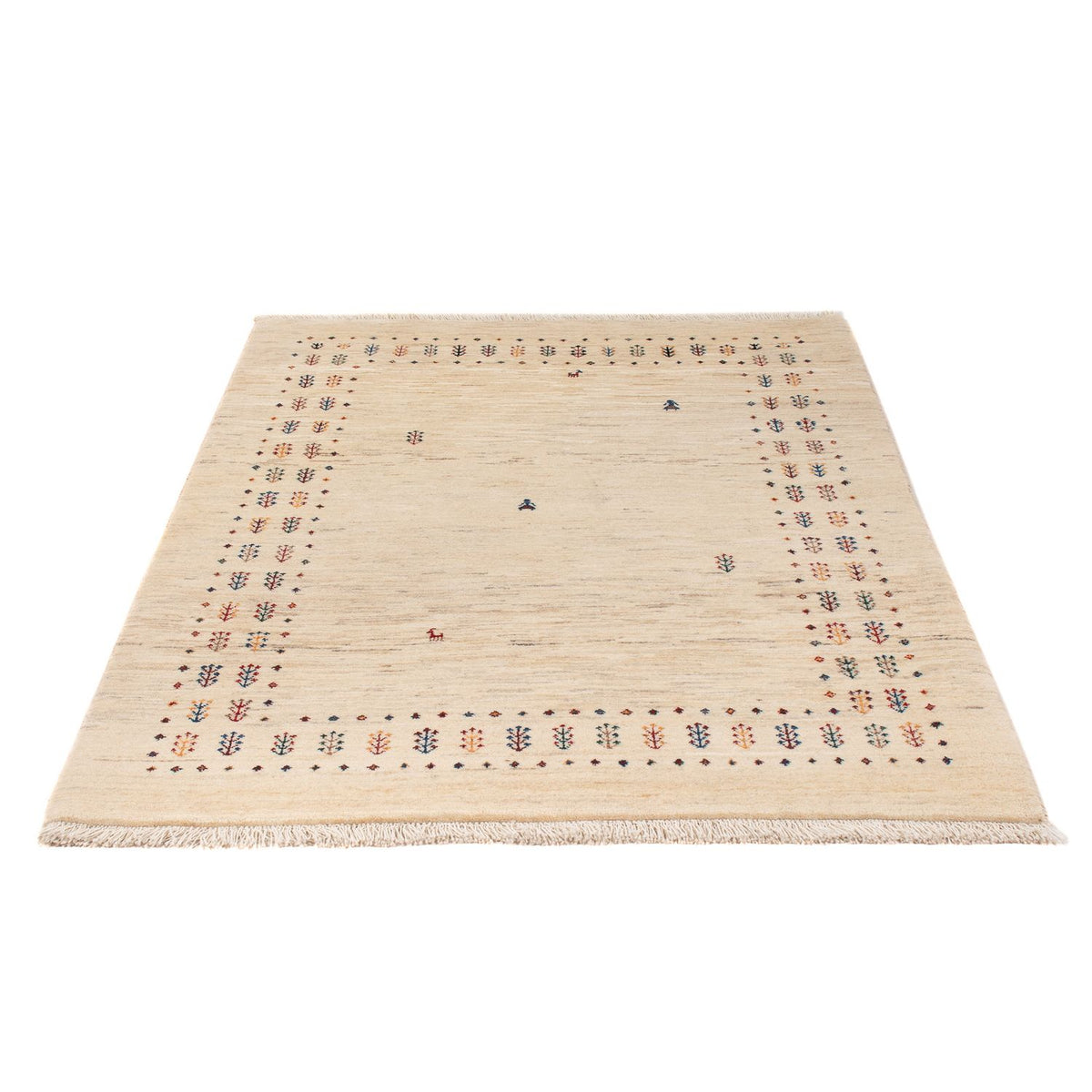 Gabbeh Rug - Loribaft Perser - 158 x 110 cm - natural