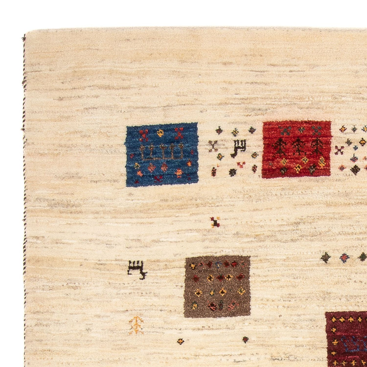 Loribaft Rug 128x185cm - Perserteppich Wollteppich
