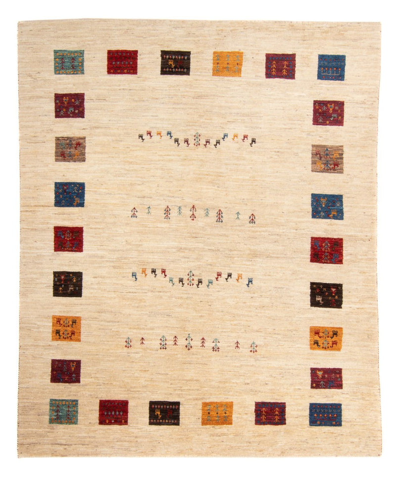 Gabbeh Rug - Loribaft Perser - 194 x 151 cm - multicolored