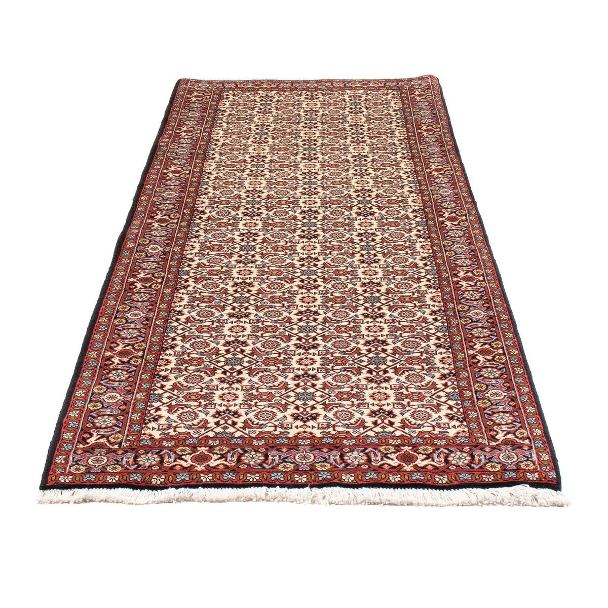 Runner Perser Rug - Bidjar - 254 x 86 cm - beige