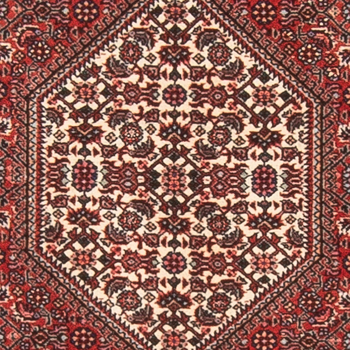 Runner Perser Rug - Bidjar - 236 x 80 cm - red