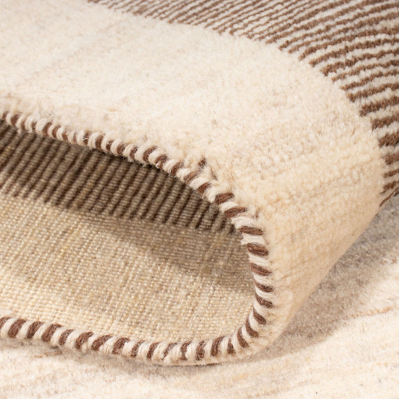 Runner Gabbeh Rug - Loribaft Perser - 209 x 83 cm - beige